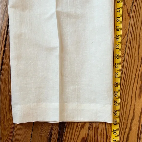 Zara White Wide Leg Pants - Picture 8 of 10